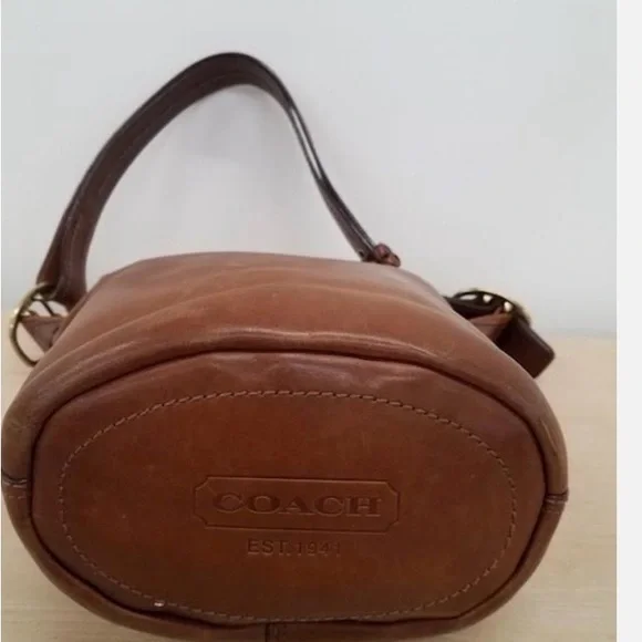 VTG Coach RARE Bleeker Tattersall XL Bucket
Duffle in Brown - Picture 3 of 8